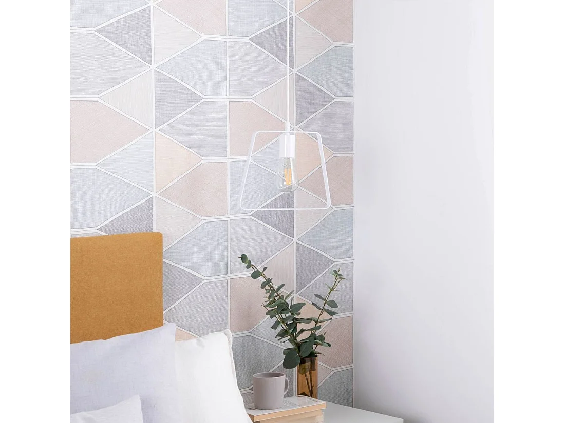 Lámpara de techo de Metal Blanco 24 x 28- Minimal