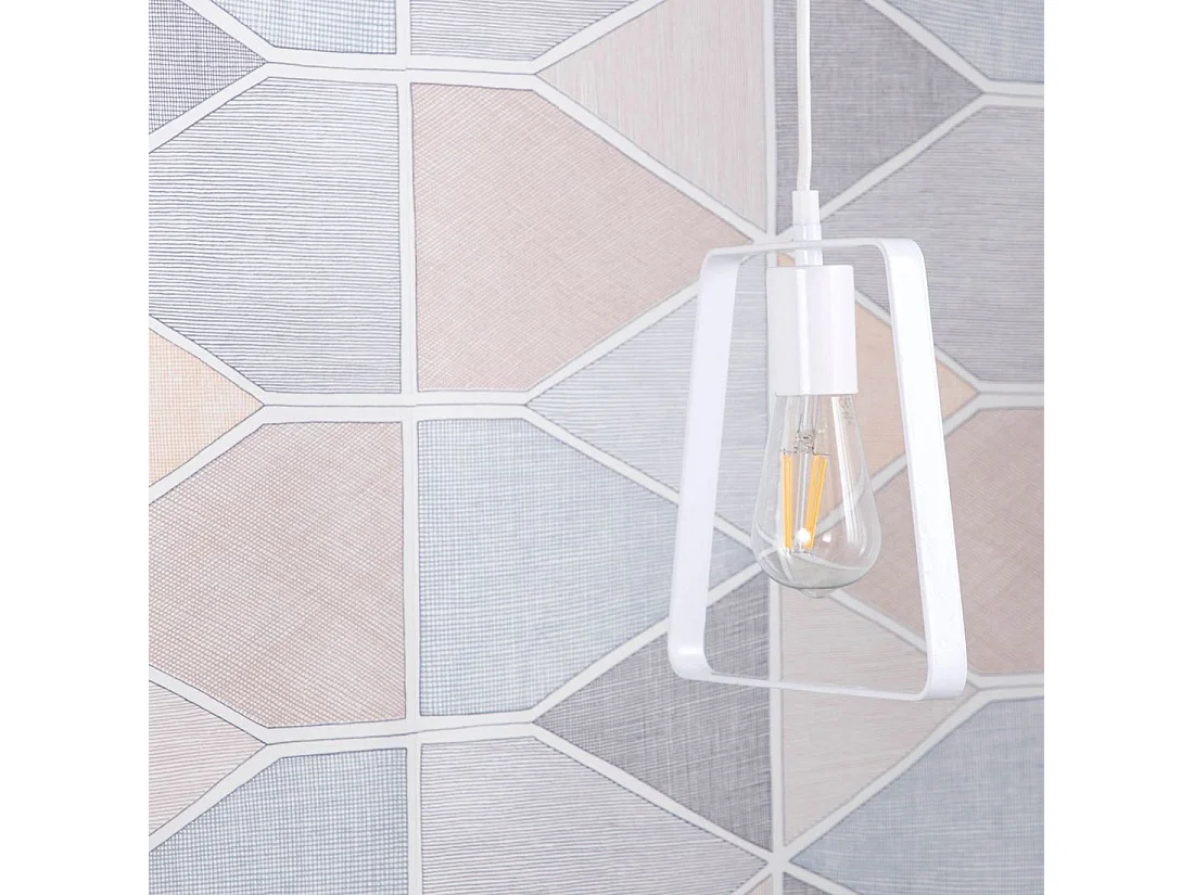 Lámpara de techo de Metal Blanco 24 x 28- Minimal