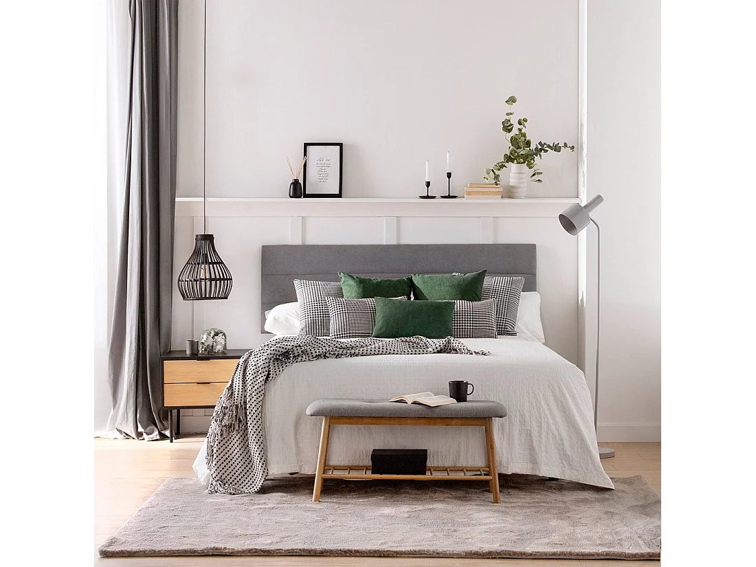 Lámpara de pie de Metal Gris 140 x 22- Ror