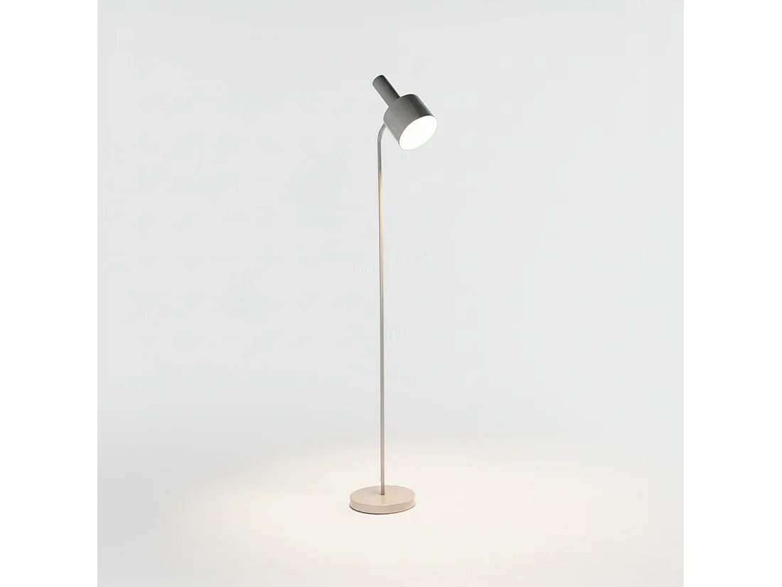 Lámpara de pie de Metal Gris 140 x 22- Ror