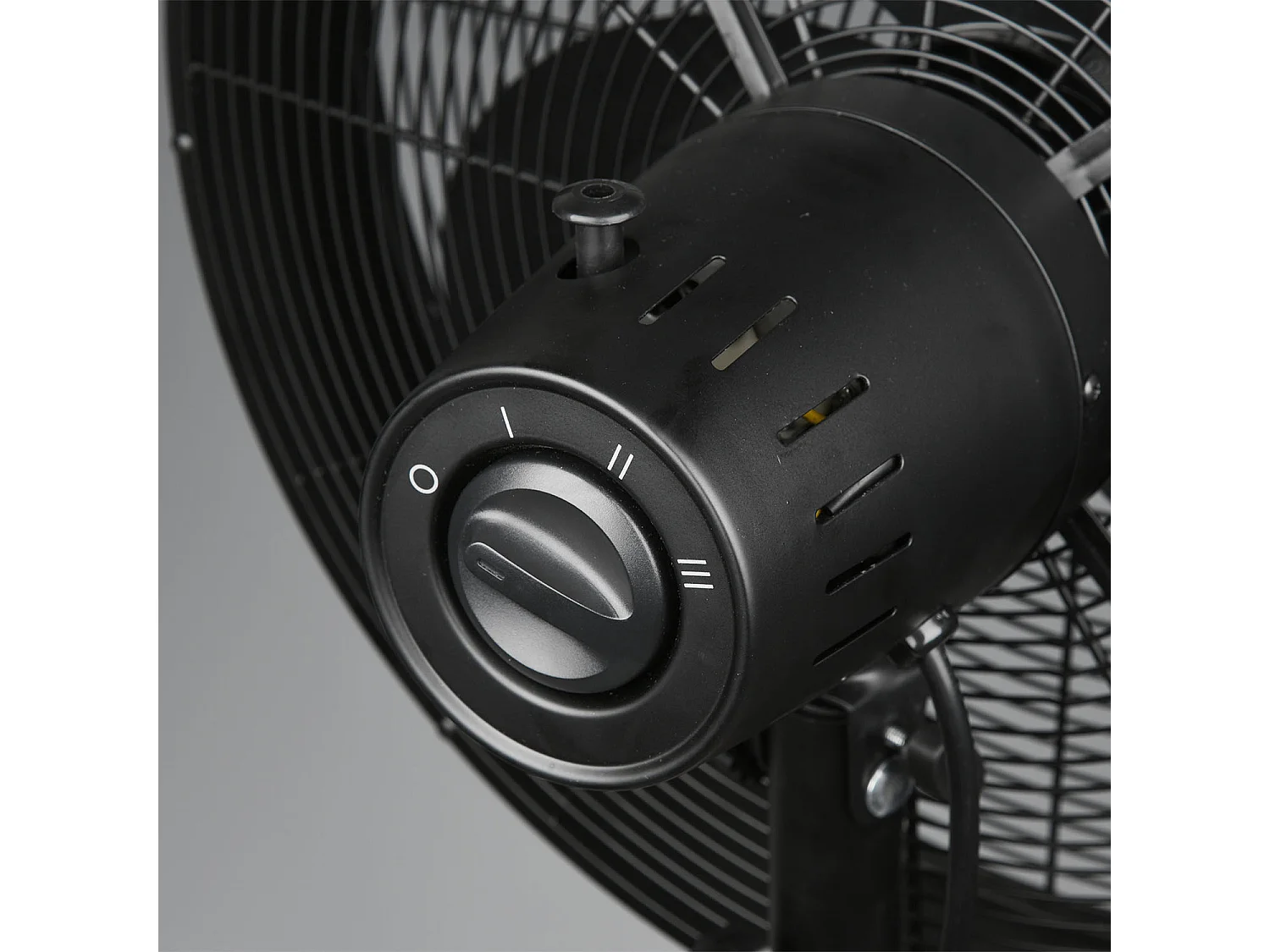 Viking - Ventilateur de sol de style industriel avec hauteur réglable et triple vitesse de ventilation bois et métal Ø28 cm