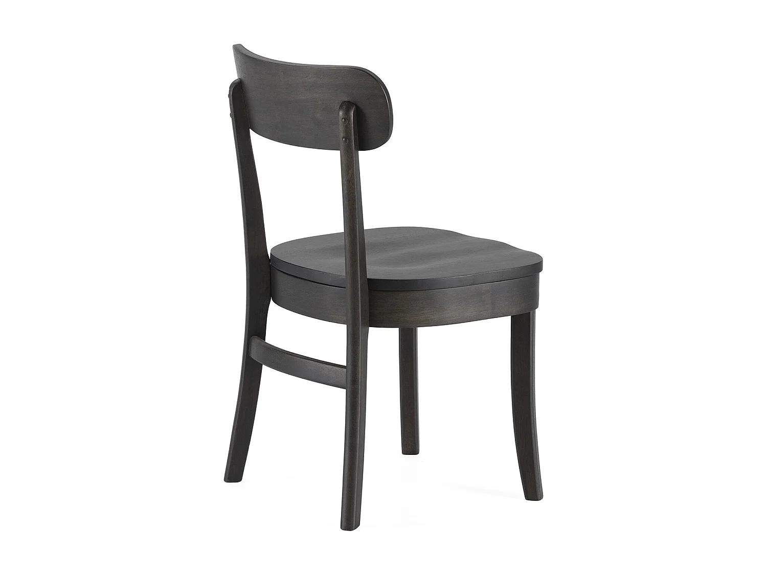 Juego de mesa 80x80 cm y 4 sillas de comedor Nala color Negro