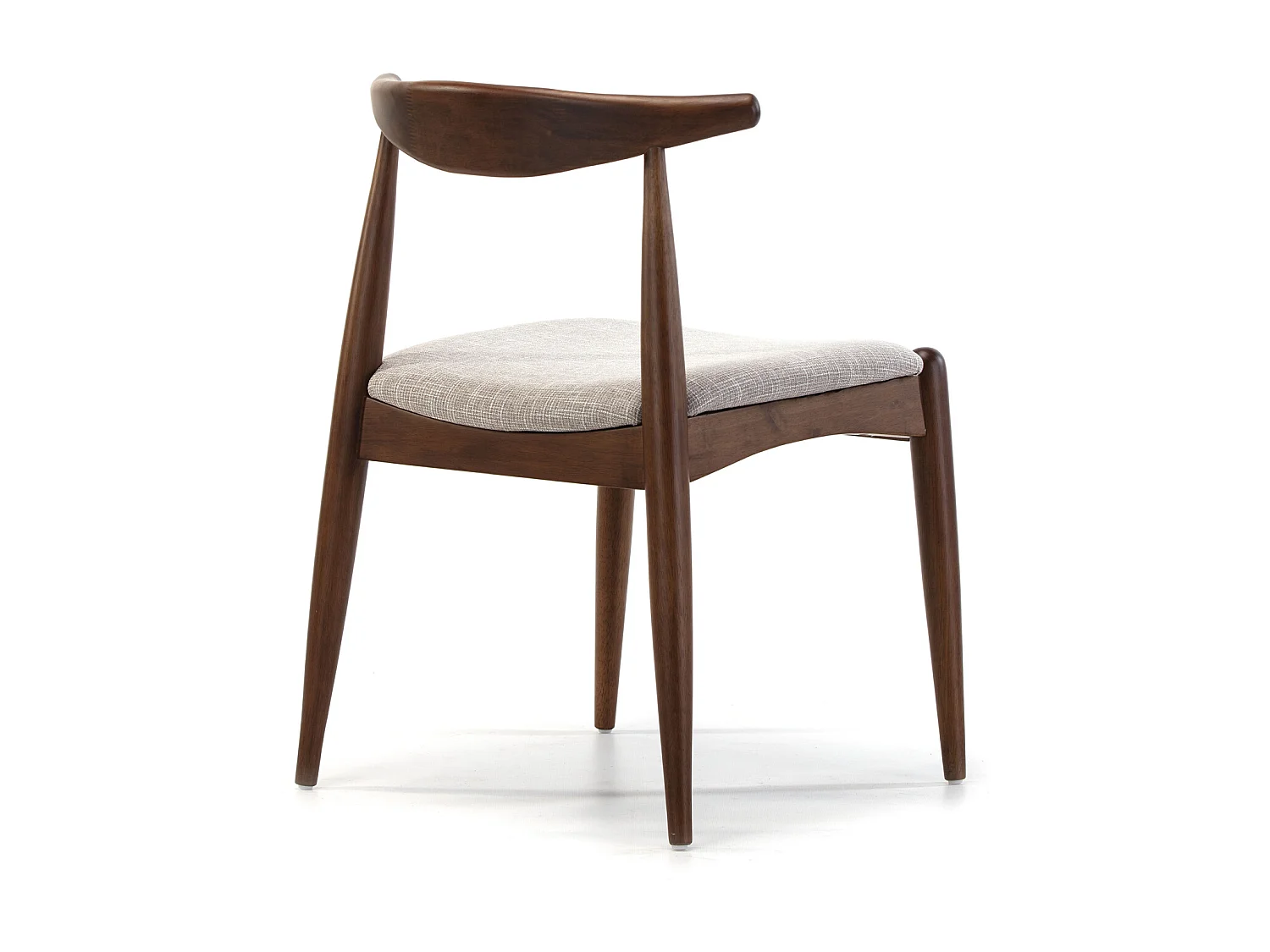 Ensemble table 80x80 cm et 4 chaises de salle à manger Corzo Noyer