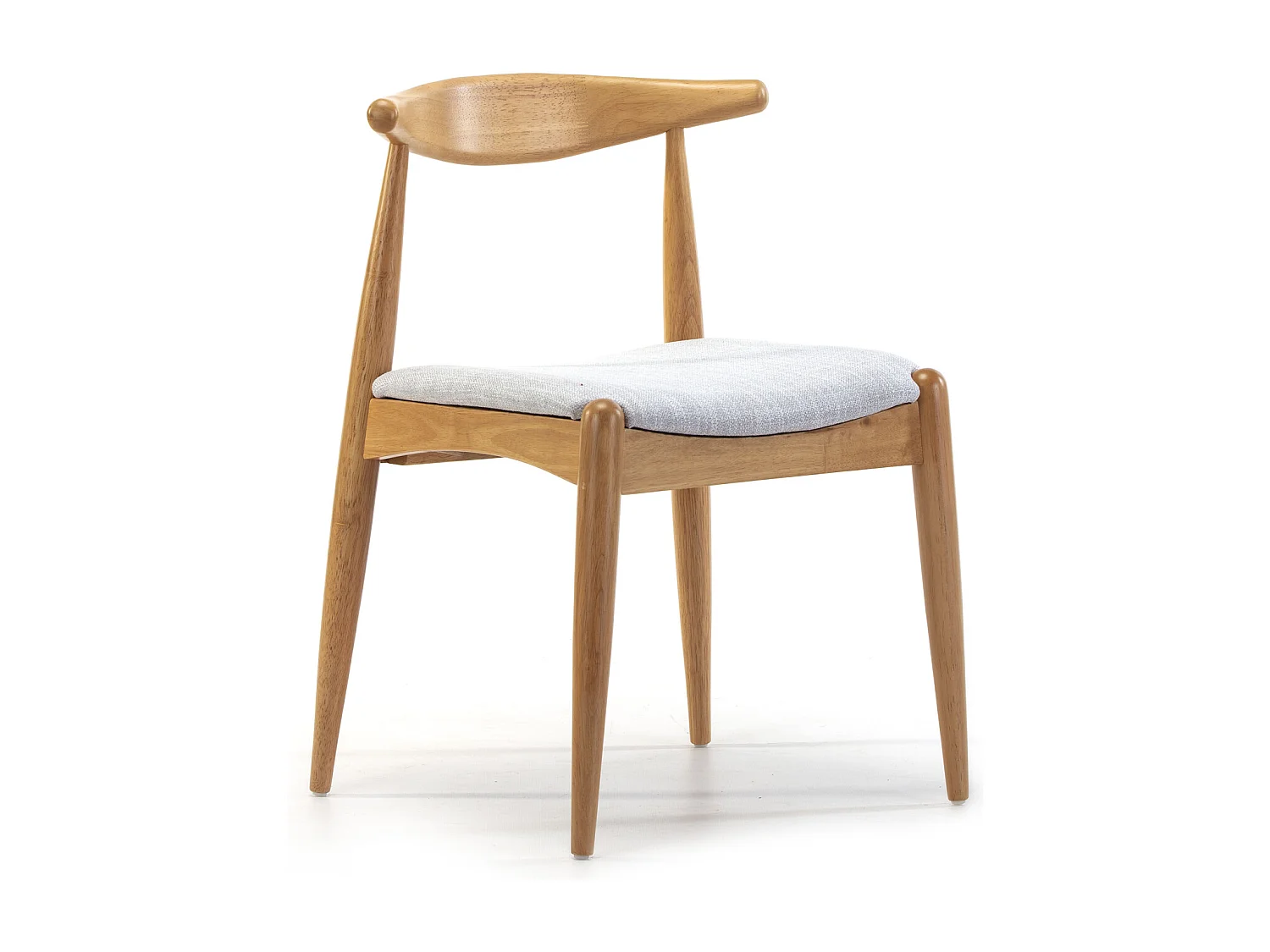 Ensemble table 80x80 cm et 4 chaises de salle à manger Corzo Chêne