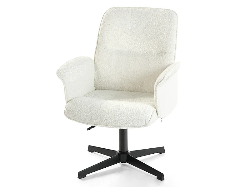 Fauteuil relax rotatif réglable en hauteur en bouclette,THOMASINA LEISURE