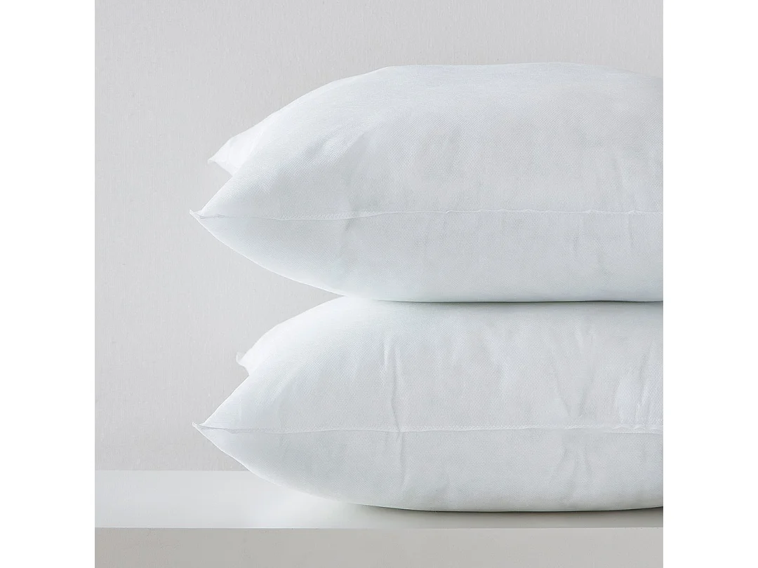 Lot de 2 garnitures de coussin Naf Naf 50x50 cm blanc 50x50