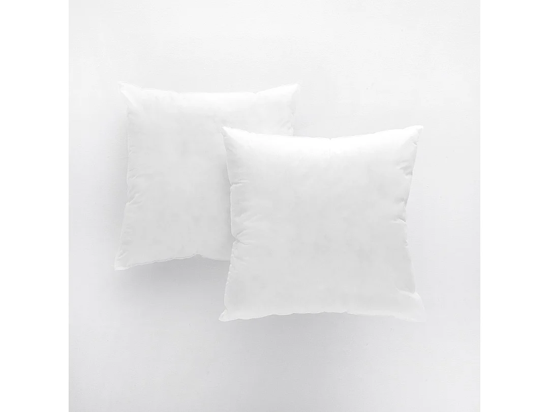 Lot de 2 garnitures de coussin Naf Naf 50x50 cm blanc 50x50