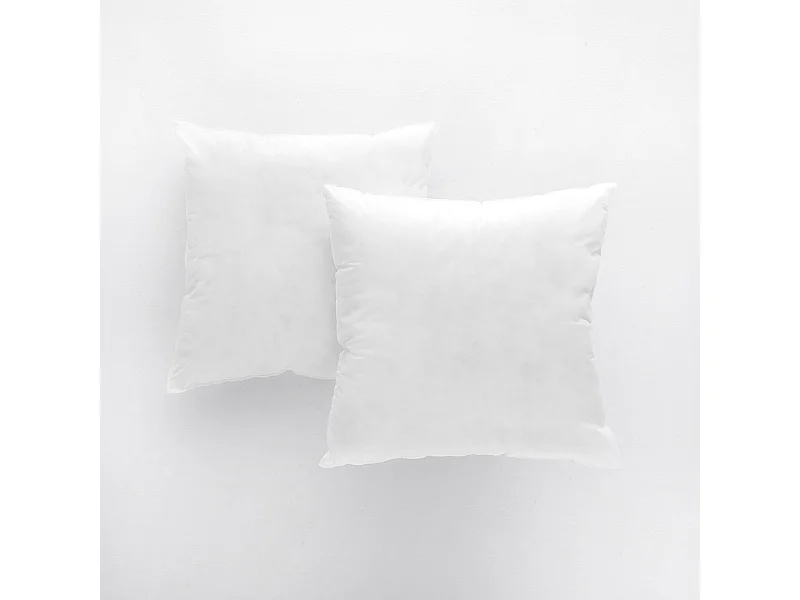 Lot de 2 garnitures de coussin Naf Naf 50x50 cm blanc 50x50