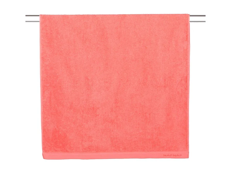 Naf Naf Casual koraalkleurige badhanddoek 100x150 cm