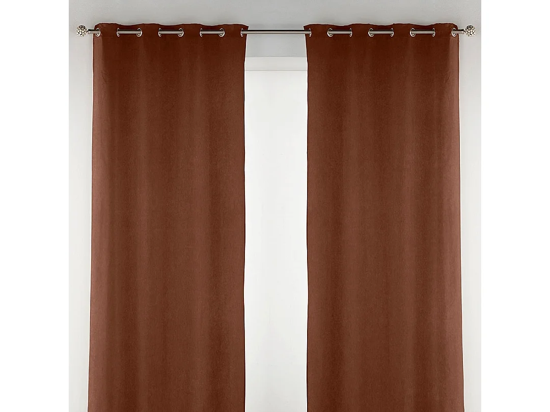 Lichtbruin Melanie fluwelen gordijn 140x270 cm