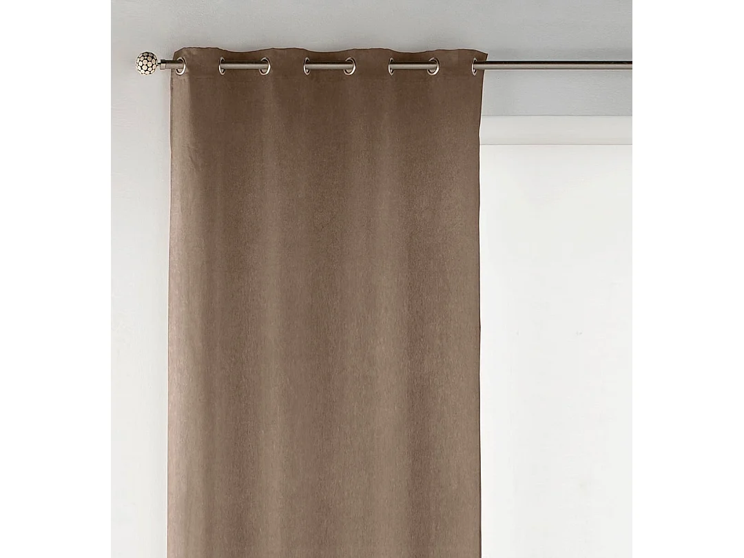 Melanie walnoot fluwelen gordijn 140x270 cm