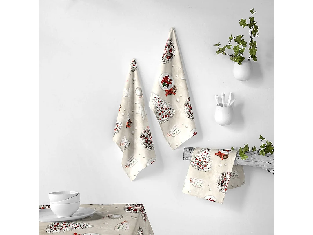 Naf Naf Xmas Days Asciugapiatti natalizi multicolore