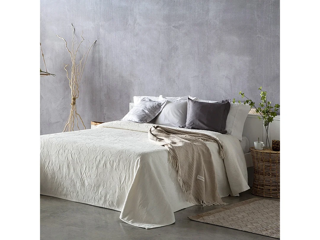 Guy Laroche Couvre-lits Fleur beige 230x270 cm