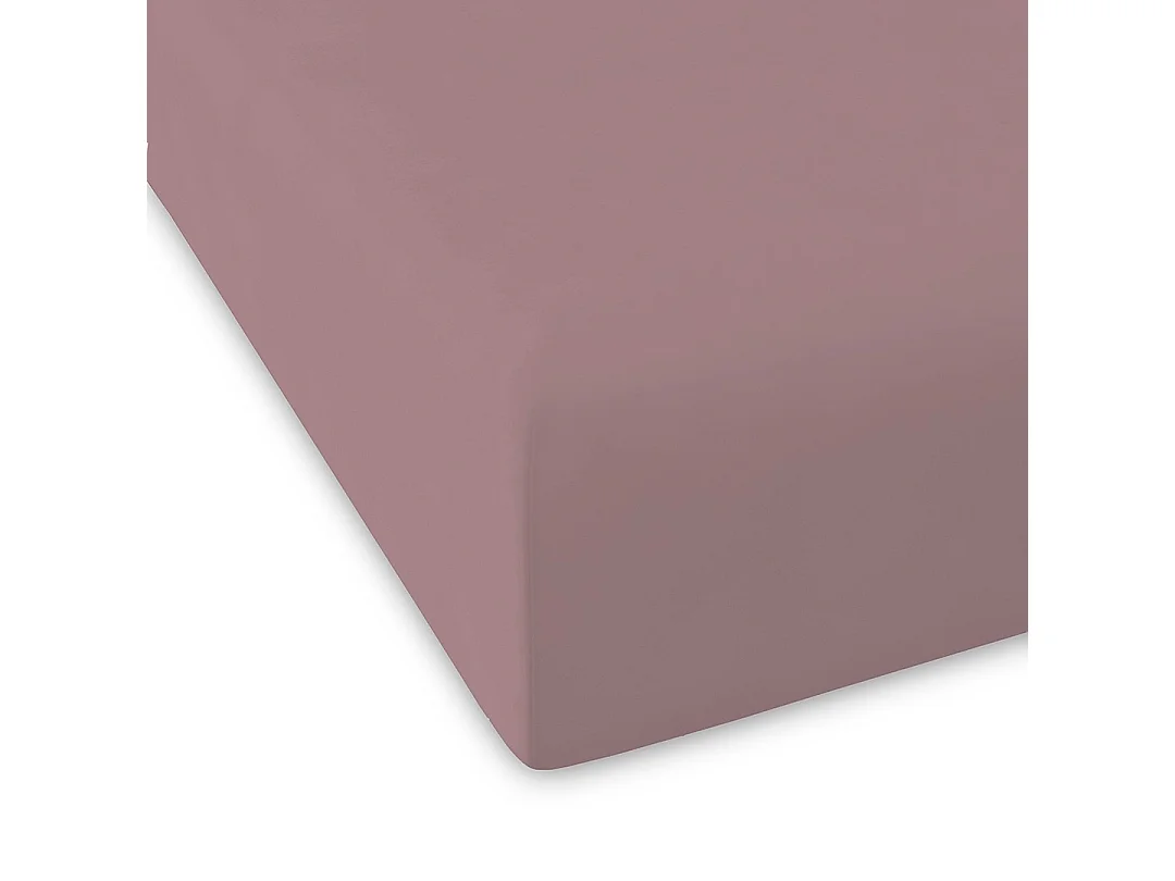 Drap Housse Guy Laroche Pur mauve 140x200 + 28 cm