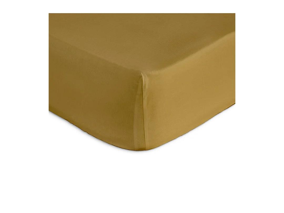 Drap Housse Naf Naf CASUAL moutarde 100x200 + 28 cm