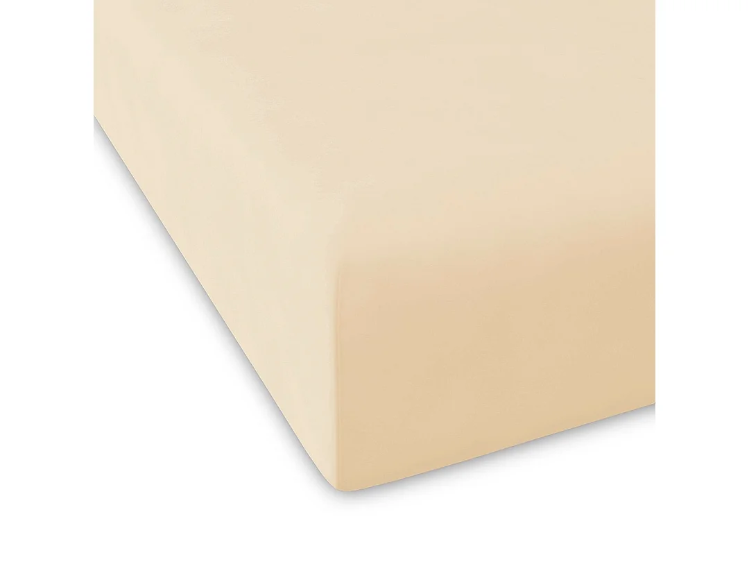 Drap Housse Guy Laroche Pure crème 160x200 + 28 cm