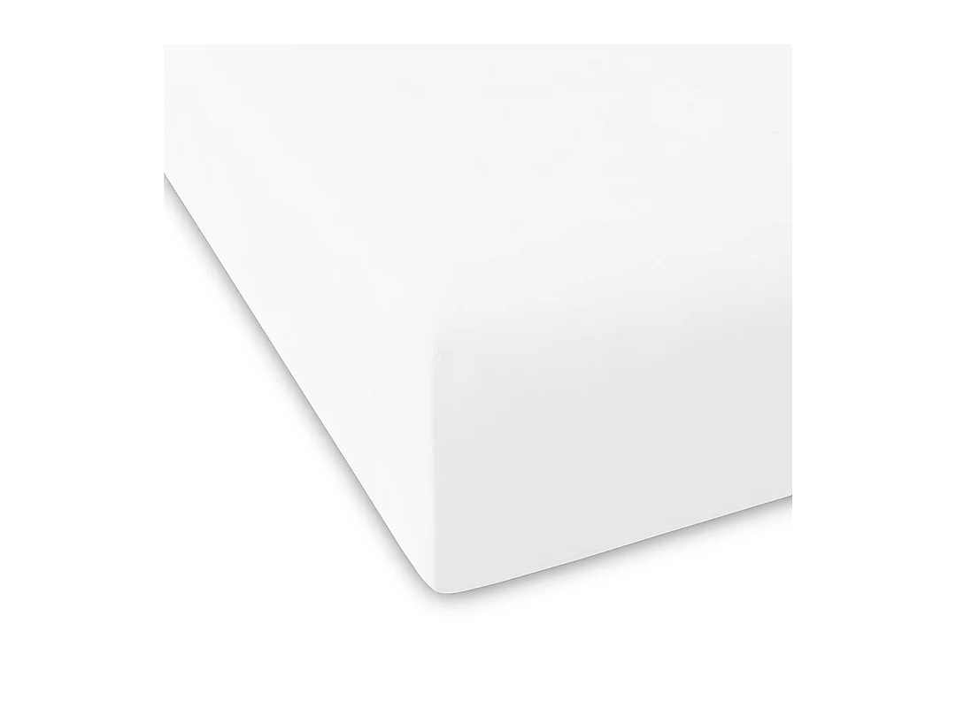 Guy Laroche Drap Housse blanc pur 140x200 + 28 cm
