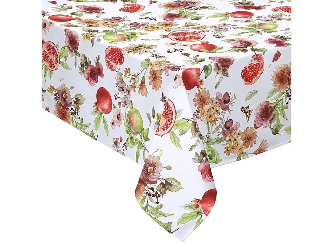 Nappe résinée Naf Naf MINGRANA rouge 140x140 cm