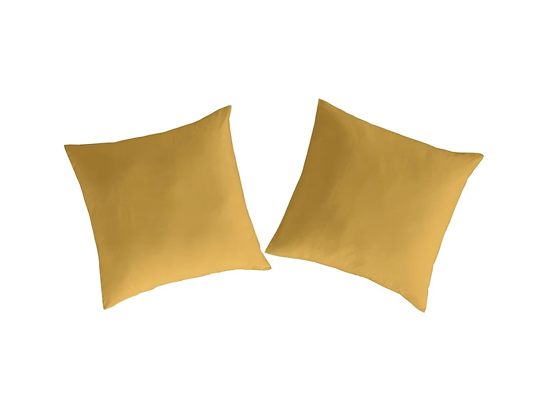 Taies d'oreiller (2) Guy Laroche PURE 65x65(2) cm moutarde 65x65