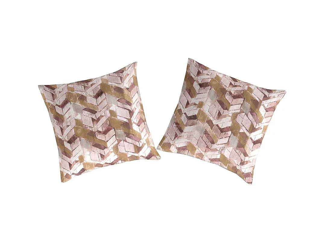 Taies d'oreiller 65x65 cm (2) Guy Laroche NUNET multicolore 65x65