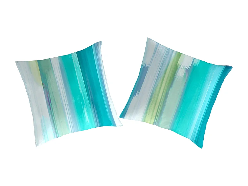 Taies d'oreiller Naf Naf Loane Marine 65x65