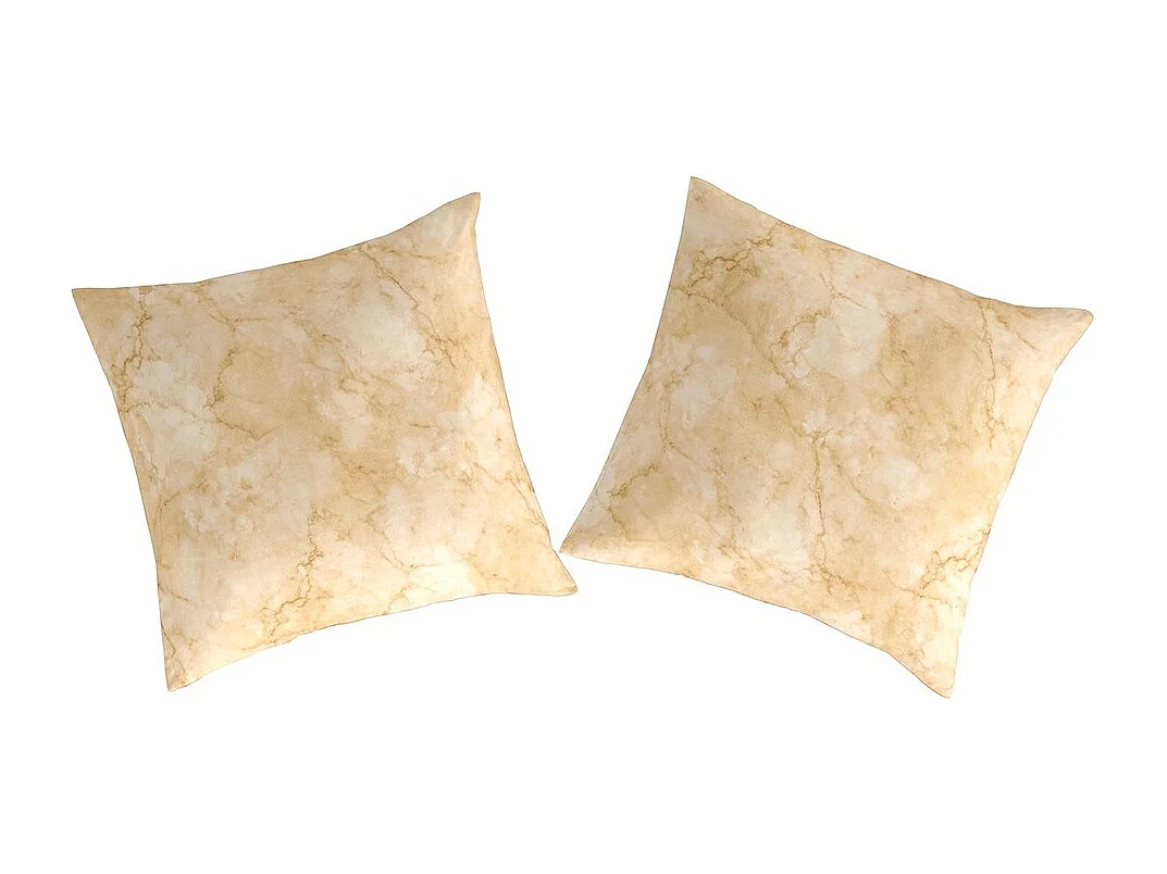 Kussenmaten (2) Guy Laroche MACALE oker 65x65