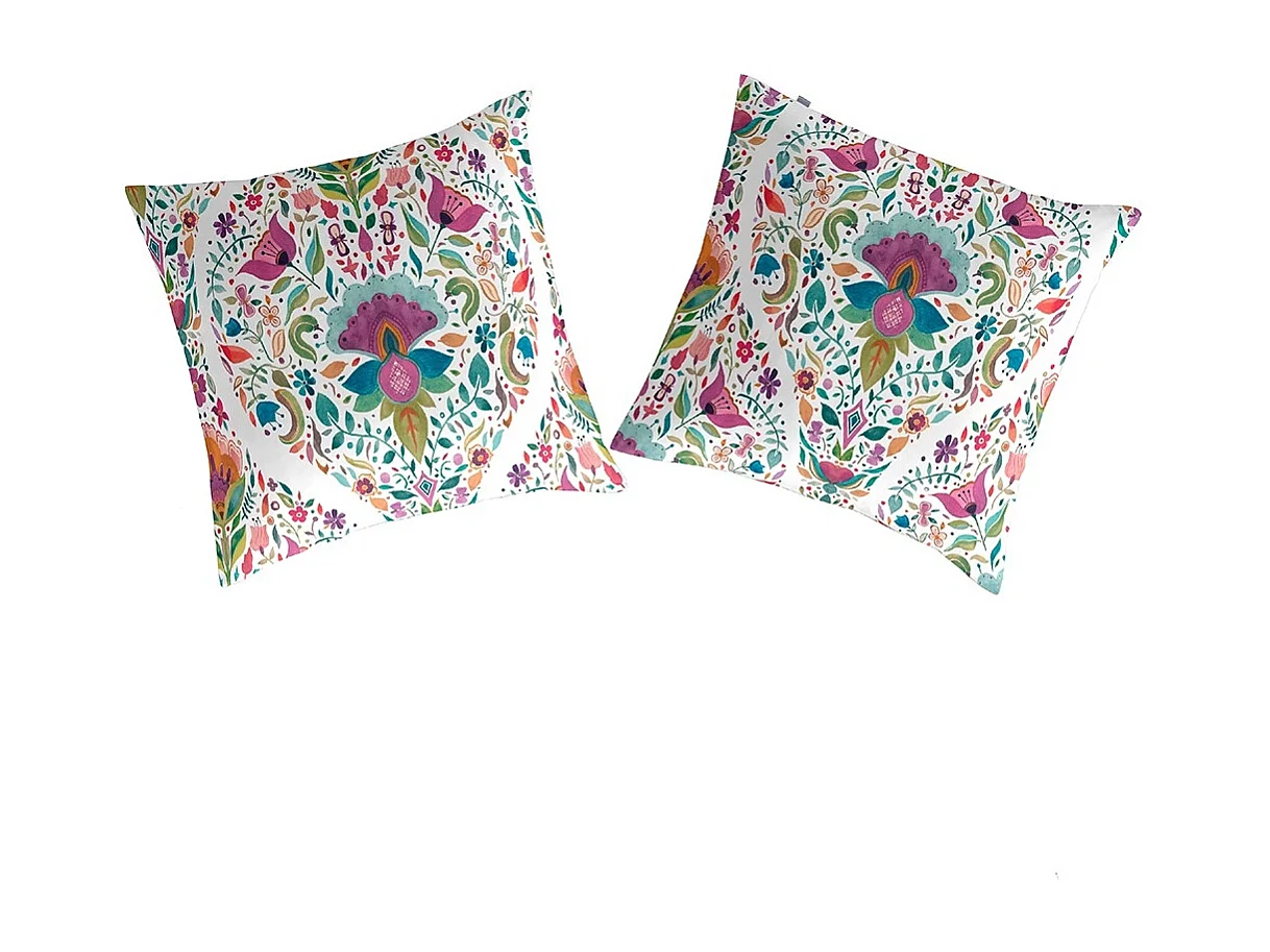 Taies d'oreiller (2) Naf Naf SHIRE A multicolore 65x65