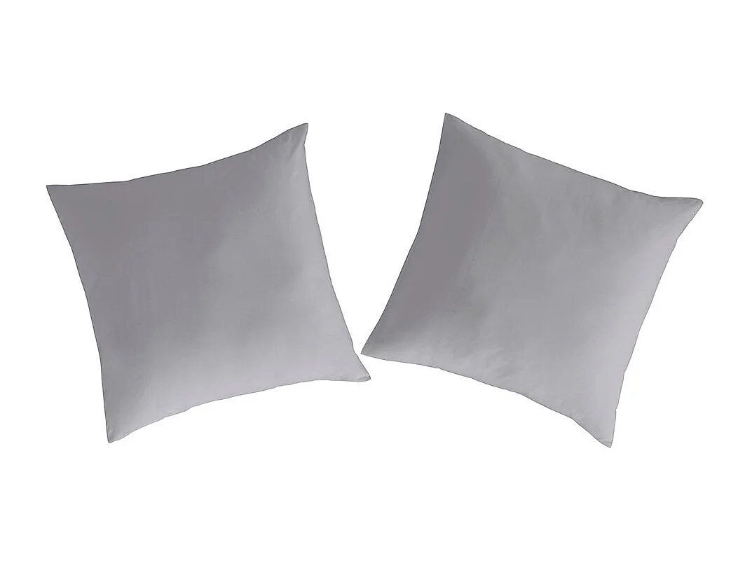 Fundas de almohada (2) Guy Laroche PURE 65x65(2) cm gris niebla 65x65