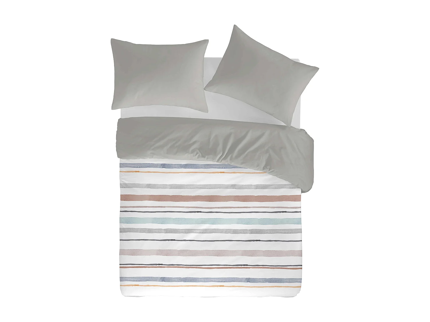 Capa de edredão Naf Naf Ethan cinza