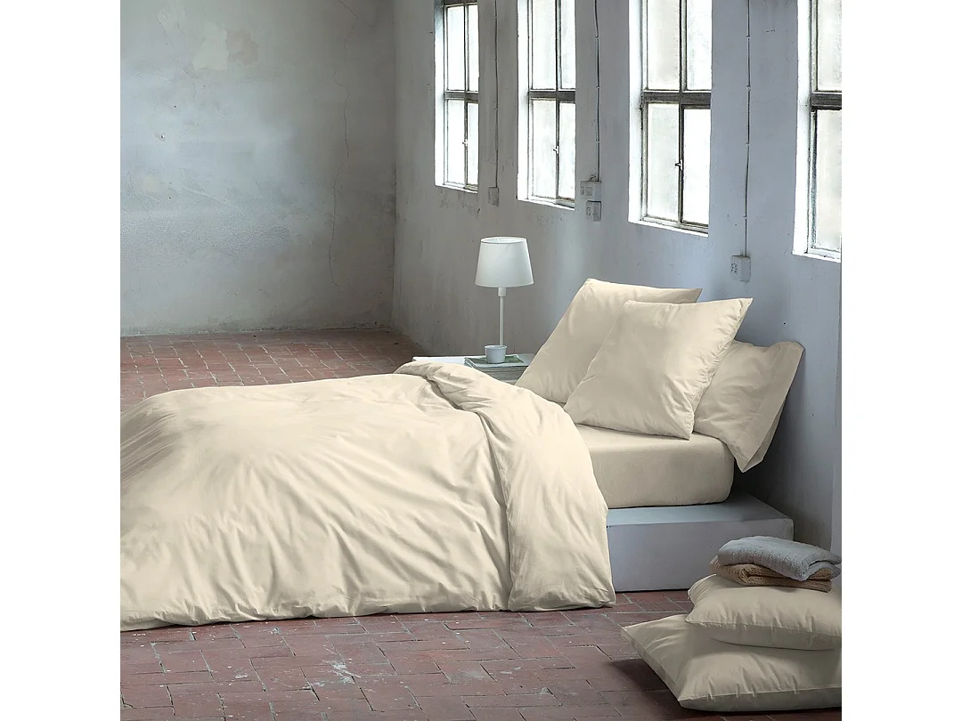 Housse de couette Guy Laroche Pure crème 200x200 cm