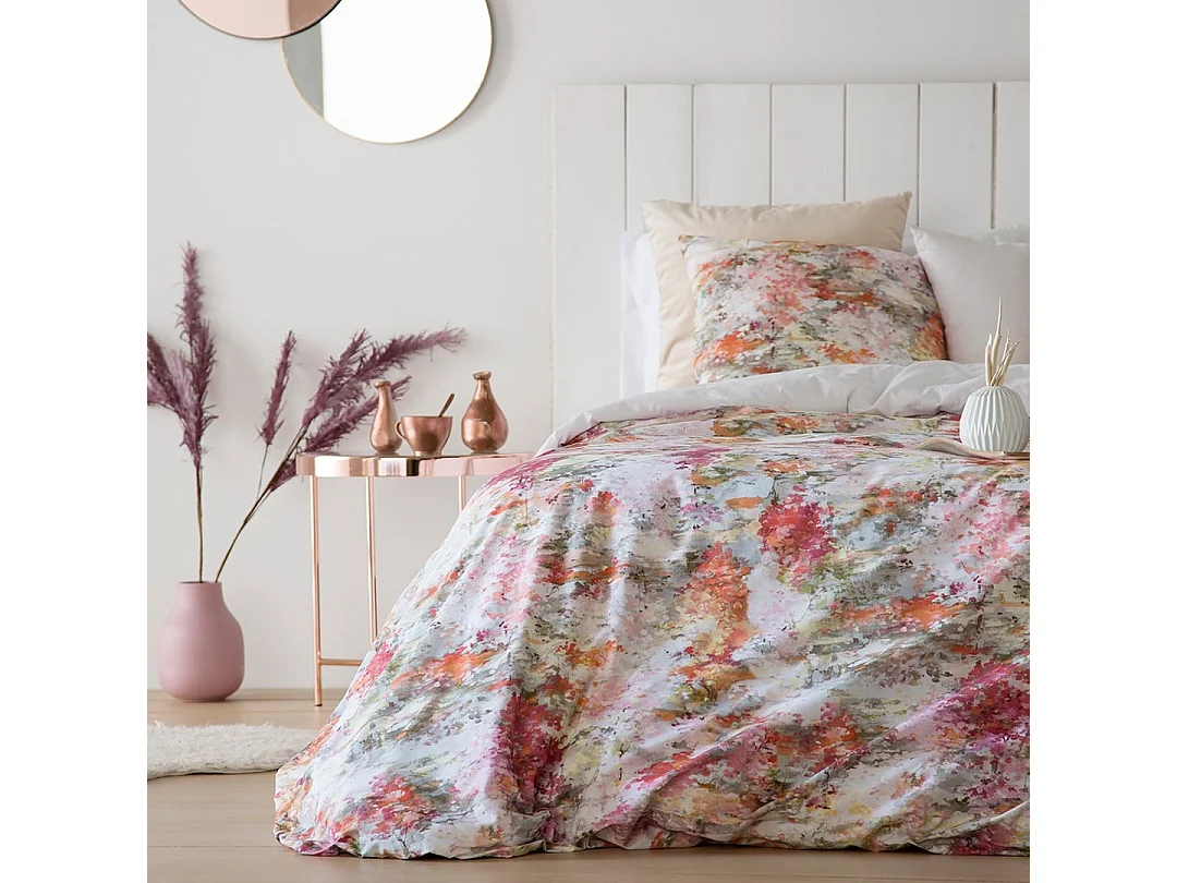 Housse de couette rose Naf Naf Baciu 155x220 cm