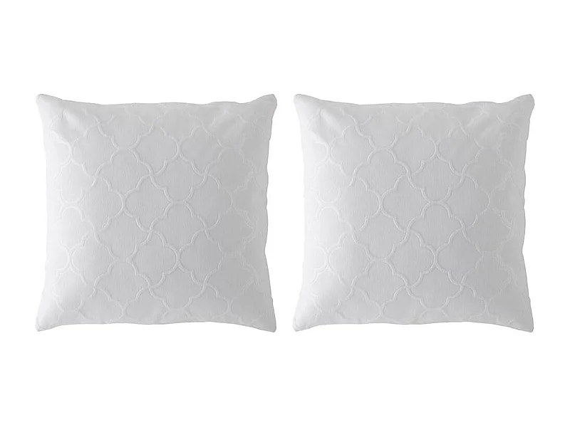 Pacote de capas de almofada Guy Laroche Dorya-b 50x50 (2) branco