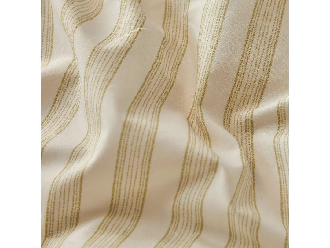 Copripiumino 100% cotone percalle biologico Kerala giallo c.