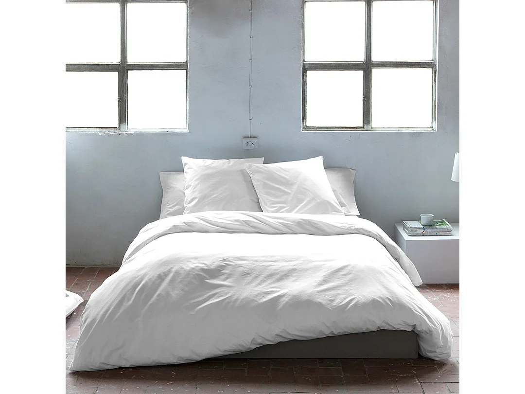 Dekbedovertrek Guy Laroche Zuiver wit 260x240 cm