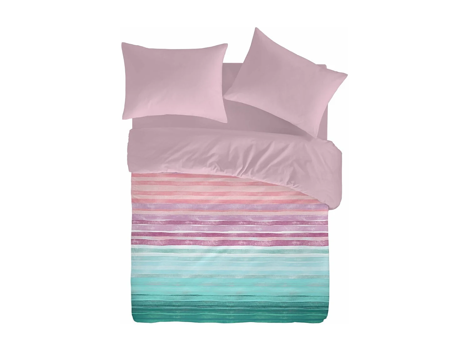 Housse de couette imprimée Naf Naf Elyse multicolore 200x200 cm