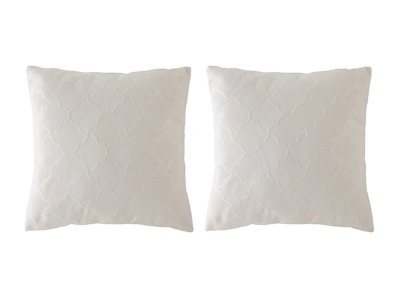 Pacote de capas de almofada Guy Laroche Dorya-b 50x50 (2) cru