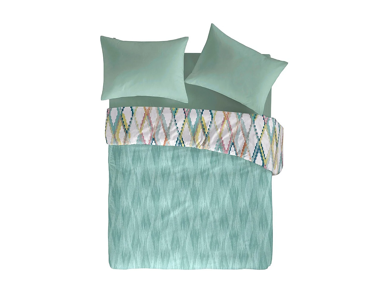 Naf Naf IBOR meerkleurig dekbedovertrek 155x220 cm