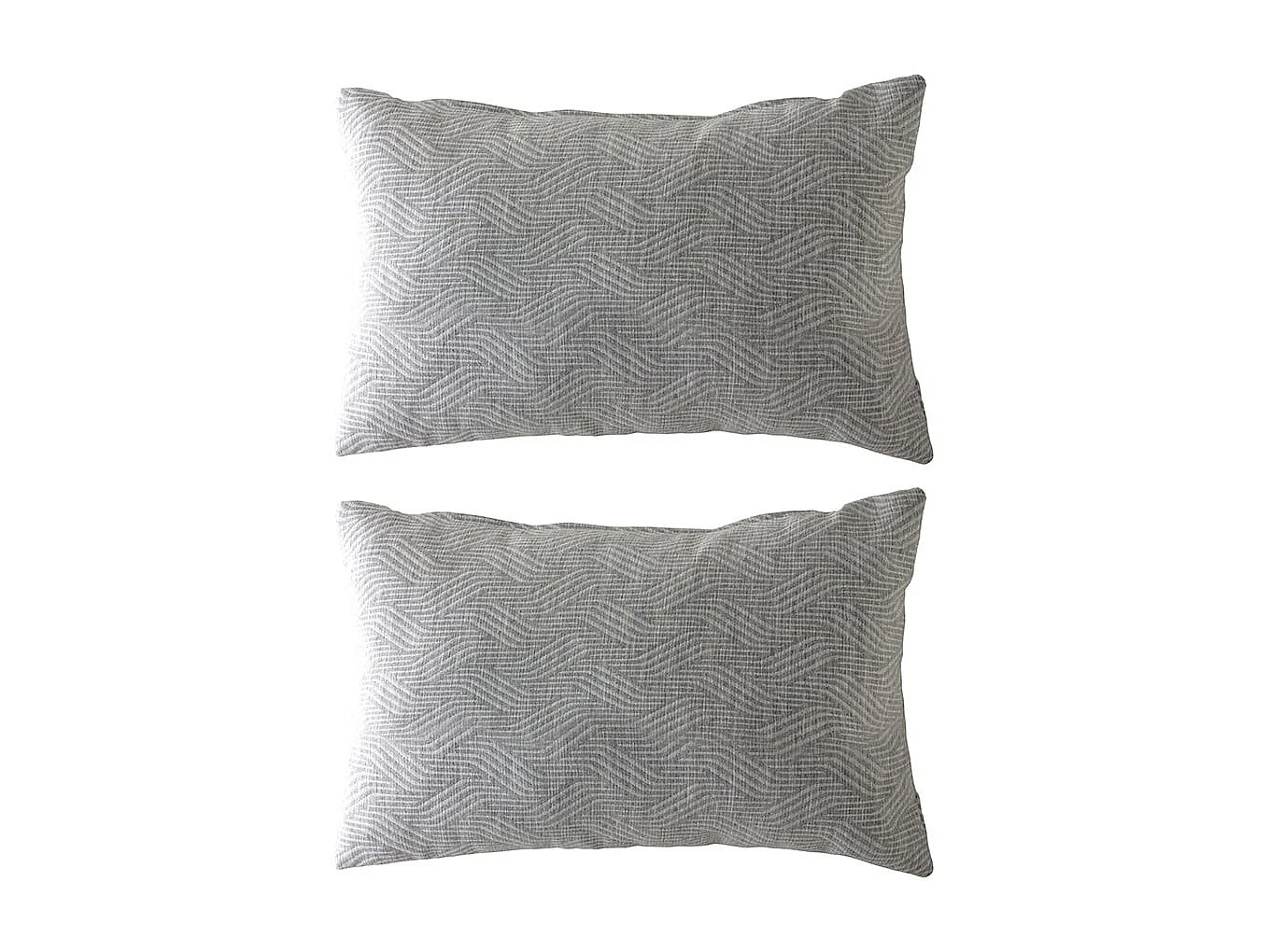 Pacote de capas de almofada Guy Laroche Tevere-b 30x50 (2) cinza