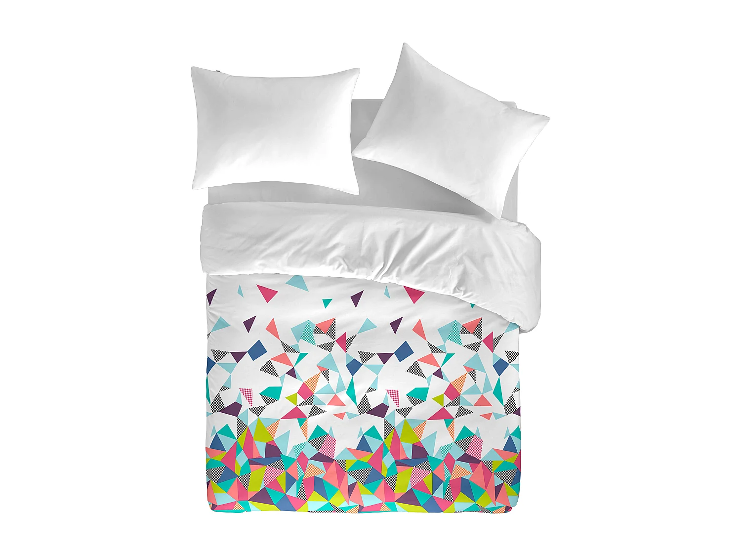 Housse de couette imprimée Naf Naf Echo multicolore 240x220 cm