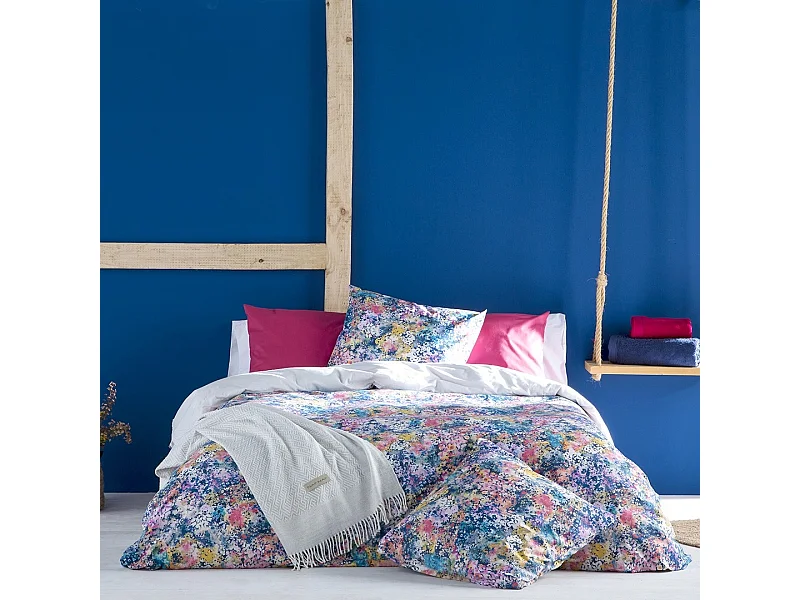 Dekbedovertrek Naf Naf Florette veelkleurig 140x200 cm