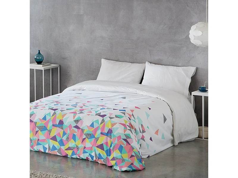 Housse de couette imprimée Naf Naf Echo multicolore 260x240 cm