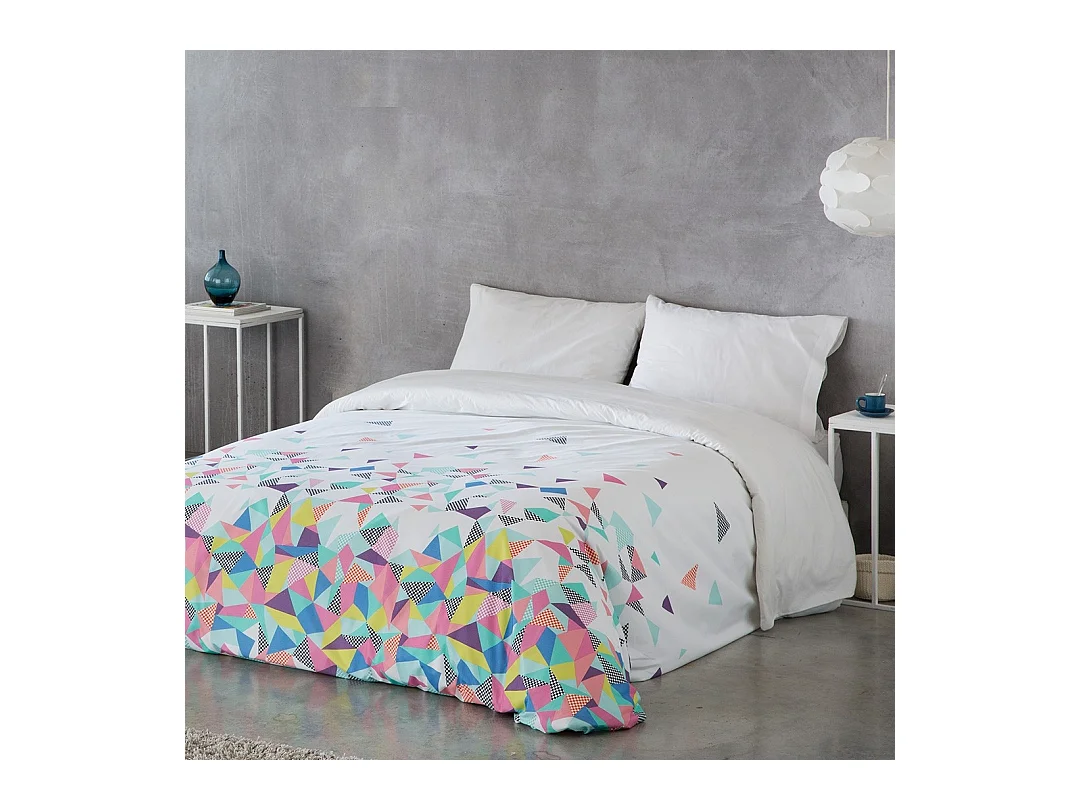 Housse de couette imprimée Naf Naf Echo multicolore 260x240 cm
