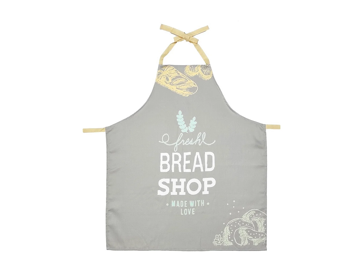 Set 3 stuks schort, want en pannenlap Naf Naf Brood veelkleurig 70x79