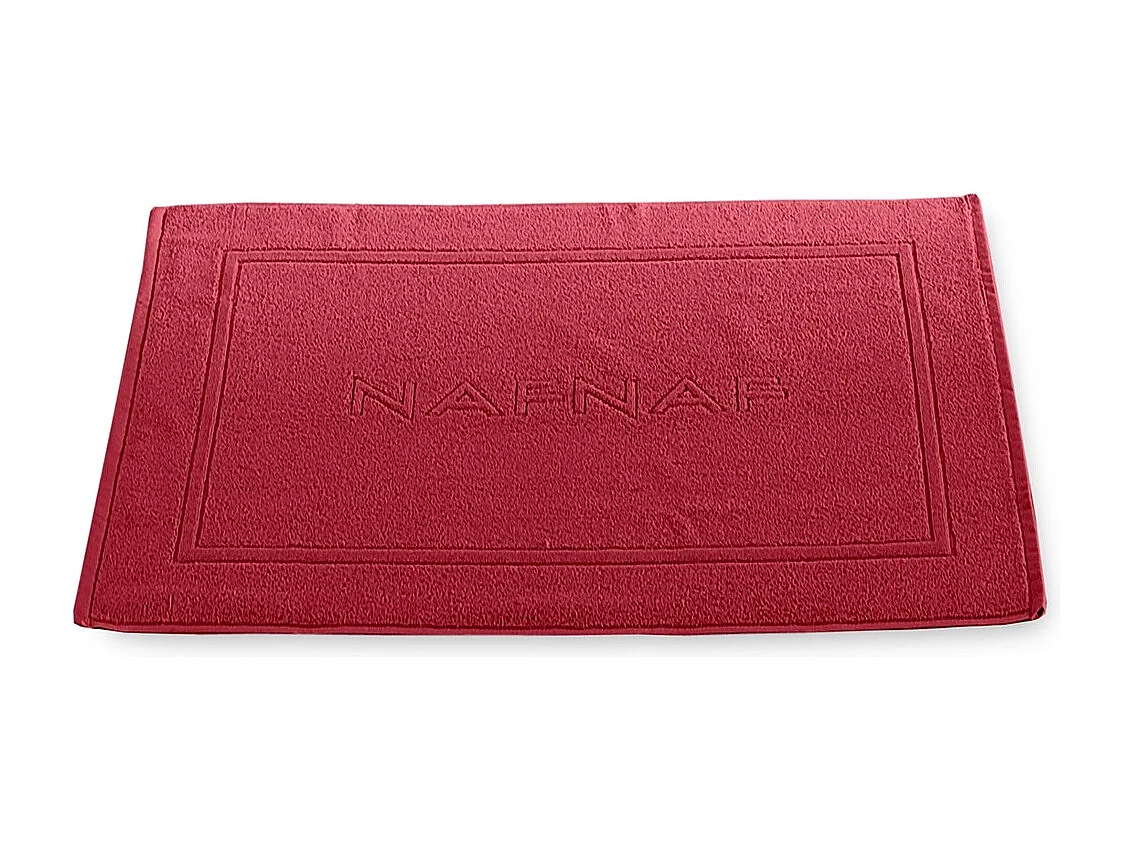 Tapis de bain Naf Naf Casual bordeaux 50x80 cm