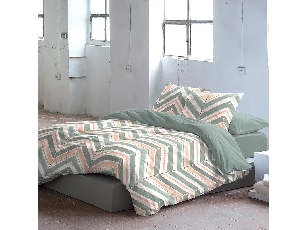 Guy Laroche Nina theegroen dekbedovertrek 240x220 cm