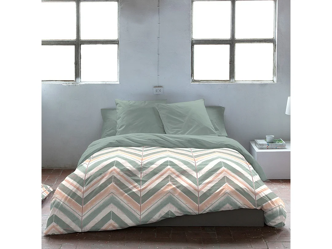 Guy Laroche Nina theegroen dekbedovertrek 240x220 cm