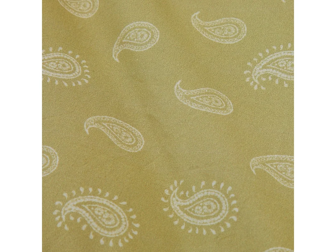 Copripiumino 100% cotone percalle biologico Sari Ecume lime