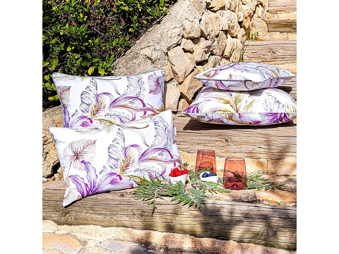 Housses de coussin (2) Naf Naf ULUTU mauve 30x50