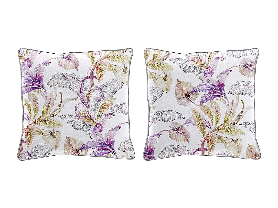 Housses de coussin (2) Naf Naf ULUTU mauve 30x50