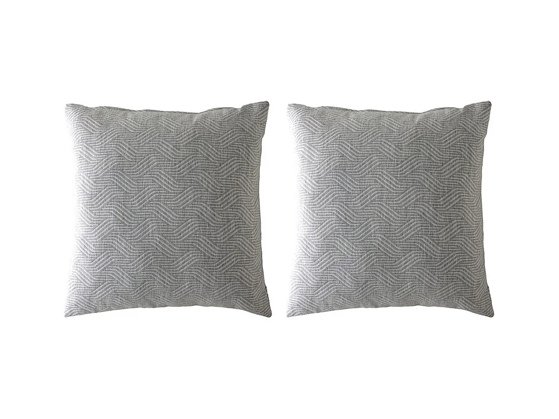 Guy Laroche Tevere-b housse de coussin pack 50x50 (2) gris 50x50